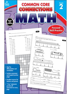 cover image of Common Core Connections Math, Grade 2